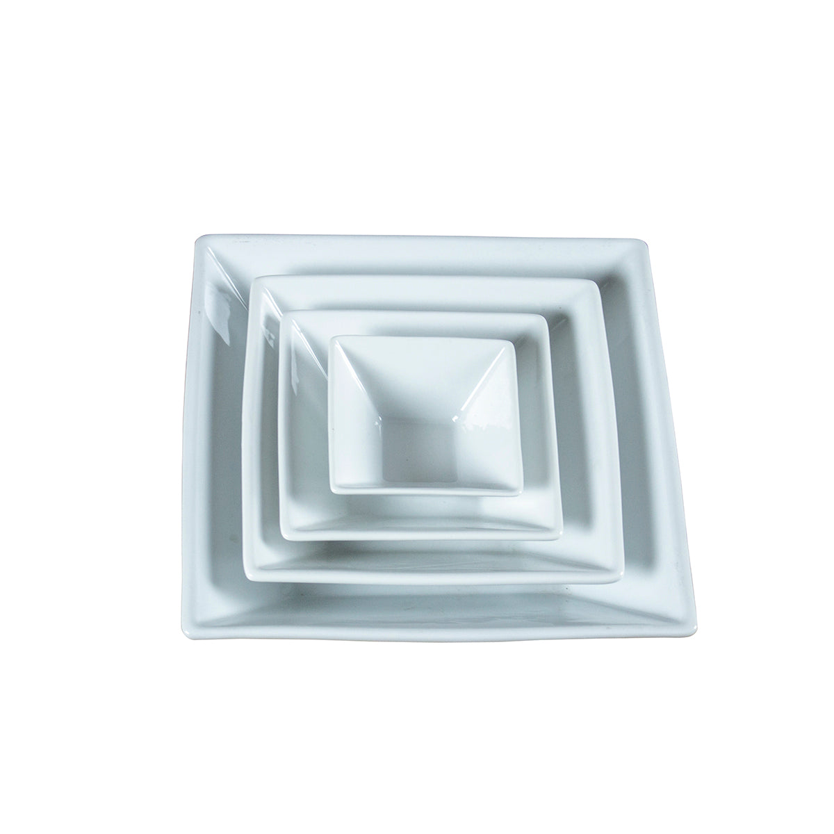 Lunchtime Square Porcelain Serving Bowl – 10 in.