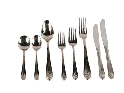 Fan Pattern Stainless Steel Flatware IEP