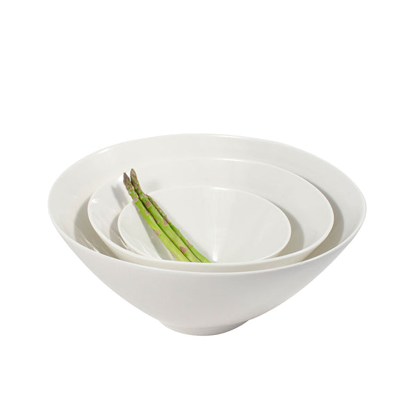 White Porcelain Oval Serving Bowls IEP