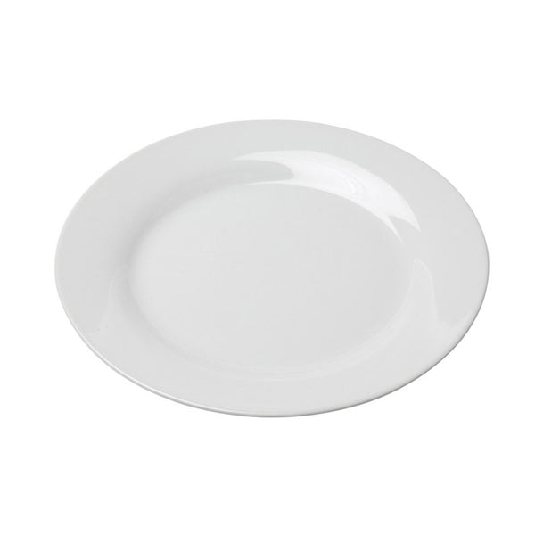 White Porcelain 8" Salad Dessert Plate IEP