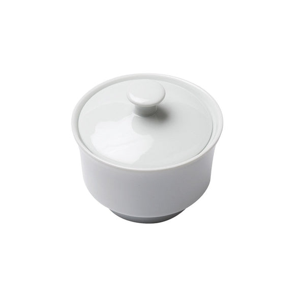 White Porcelain Sugar Bowl with Lid IEP